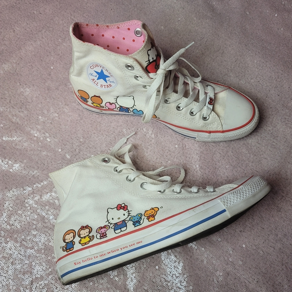 ♡ Hello Kitty and Friends High-Top Converse ♡